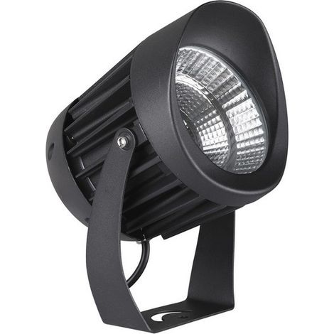 Merano Dauphin Vitrine Extérieure Aluminium Noir, Verre LED 10W 700Lm 3000K IP65