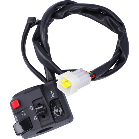 7/8-Zoll-Motorradlenkerschalter Hupenknopf Scheinwerfer Blinker Nebelscheinwerfersteuerung (1/5)