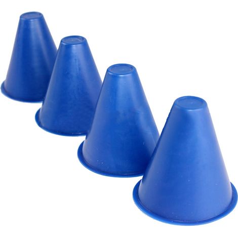 1 cône d'obstacle bleu pour football, entraînement sportif, marquage route, baril de football, équipement d'entraînement (1/4)