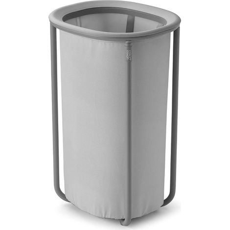 [PRODOTTO USATO] Cesto per il bucato JosephJoseph Joseph Duo 50L Design efficiente ed elegante con scomparti separati per una facile differenziazione, ideale per la casa in colore grigio
