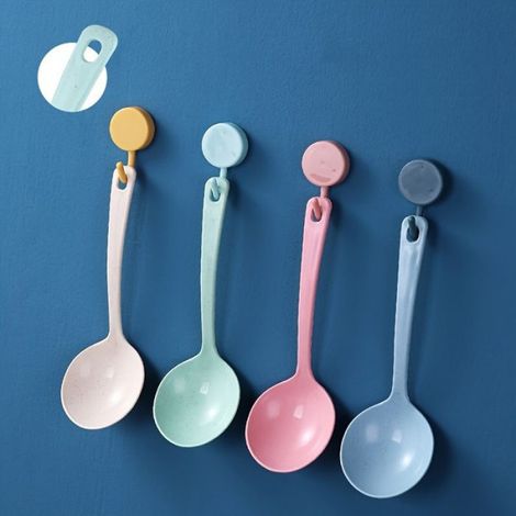 Cuillère - Louche À Soupe - En Plastique - Pour Cuisine Maison Et Restaurant - Lot De 4 (1/4)