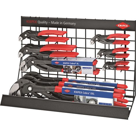 Assortiment Cobra en présentoir pour comptoir ou linéaire Knipex