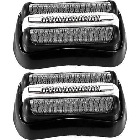 Lot de 2 pièces de rechange pour rasoir Braun série 3 32b, grille et couteaux de rechange