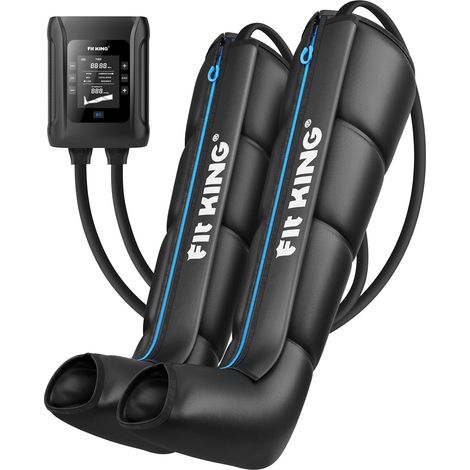 Massage de Jambes Sans Fil, Rechargeable Bottes Pressotherapie pour la Douleur et la Circulation, Système de Récupération Rapide Relaxation Post-Entraînement pour les Athlètes (Moyen)