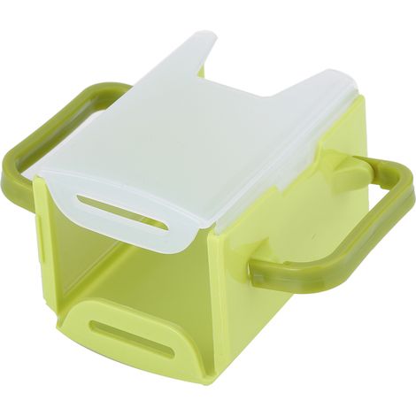 Porte-boisson anti-déversement réglable avec poignée pour enfant, ustensile de cuisine (vert) (1/5)