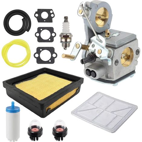 Hippotech Carburateur K750 avec filtres à air de rechange pour scie à tronçonner Husqvarna Partner K750 pour Zama C3-EL53 remplace 578 24 34-01 5782434-01 (1/3)