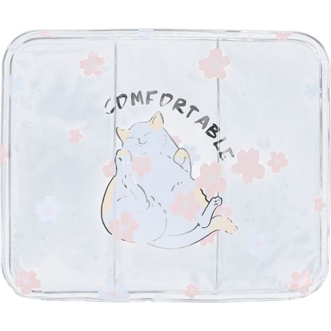 Coussin rafraîchissant en gel cristal de glace, tapis de fraîcheur été pour intérieur et extérieur, motif petit chat.
