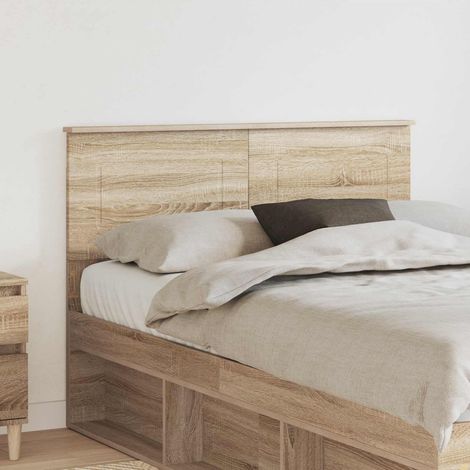 Tête de lit-Panneau de lit Chêne Sonoma 135 cm Bois d'ingénierie 130818 (1/5)