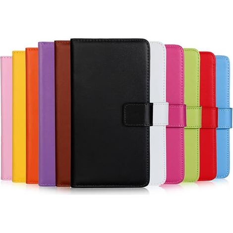 Étui en cuir véritable pour Samsung A13 5G / A04s - Choisissez votre couleur  Blanc (1/3)