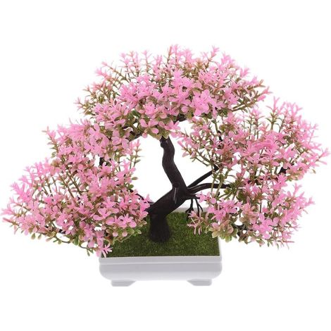 Künstlicher Kirschblüten-Bonsai in einem tragbaren Topf (1/5)