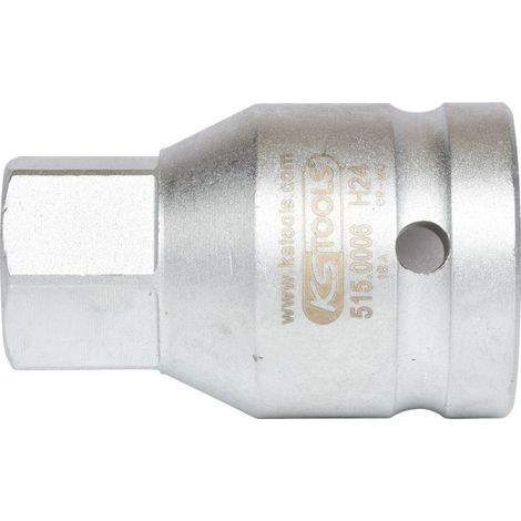 KS Tools 3/4" Kraft-Bit-Stecknuss Innensechskant kurz, 24mm - 515.0006
