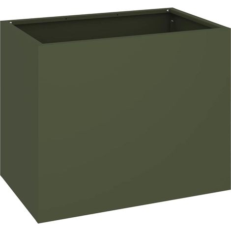 Maison Exclusive - Vaso da giardino Oliver verde 50 x 32 x 40 cm