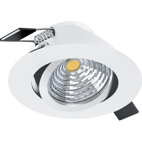 LED spot encastrable, plafond dimmable, rond et plat (1/5)
