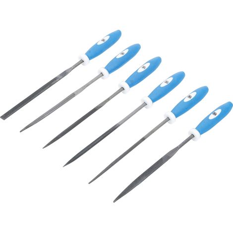 JEU DE LIMES AIGUILLES 140MM 6PIÈCES BGS DIY 1911