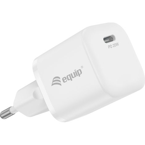 Equip Ladegerät 1Port 20W,1xUSB-C PD 25Stk.Pack weiß