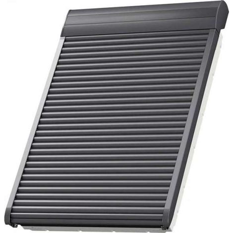 VELUX Elektrorollladen SML SK08 0000S Aluminium dunkelgrau 114x140cm, SMLSK080000S (1/2)