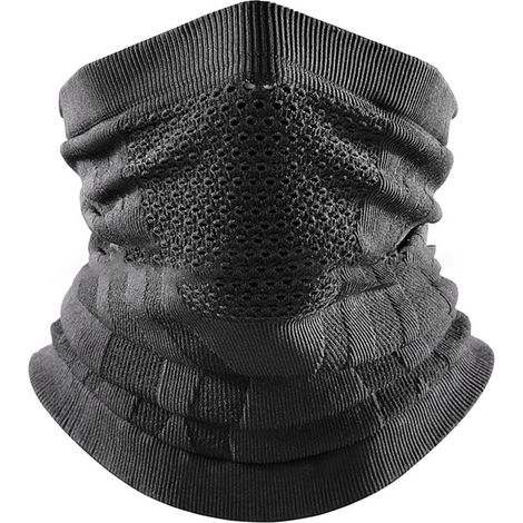 Cagoule - Masque de ski - Cagoule - Masque - Masque de moto - Cache-cou - Noir - Taille unique (1/4)