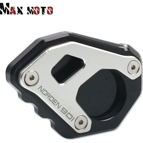 (Norden901 A) Compatible avec les motos Husqvarna 901 Norden 901 Norden901 2021 2022 2023. Béquille latérale CNC, extension et support. Maxpower. (1/4)