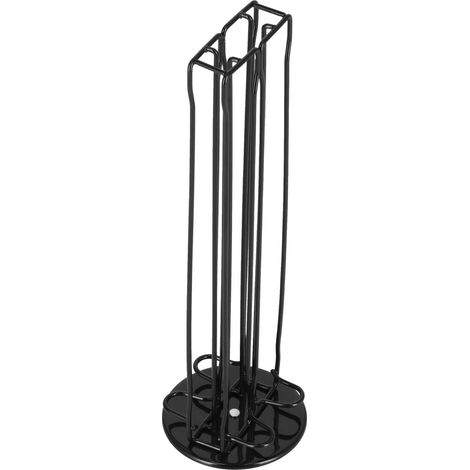 Porte-capsules de café rotatif à 360° en métal, design simple, pouvant contenir 40 capsules. (1/5)