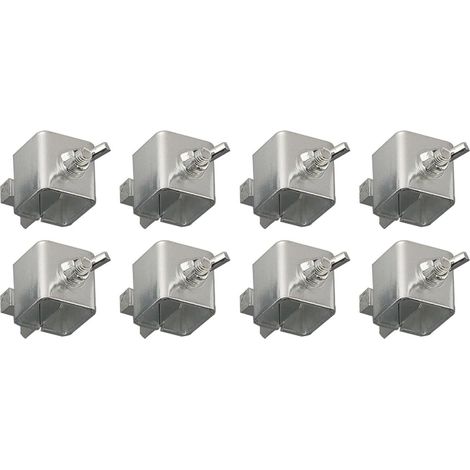 JSSEVN-Lot de 8 pinces de soudage bout à bout réglables – Clips de positionnement en tôle en acier galvanisé pour joindre bord à bord (1/5)