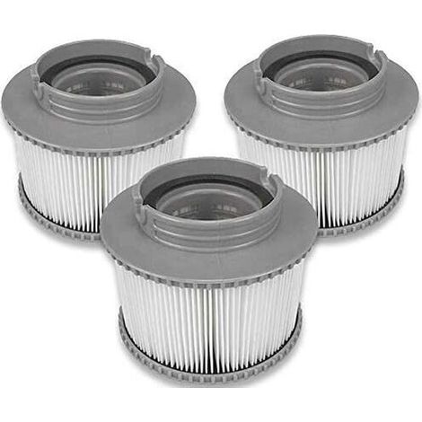 Filtre,Cartouches de Filtre de Piscine,Filtre Cartouches de Rechange de Filtre pour Baignoire,Spa,Piscine (3PCS) (1/5)