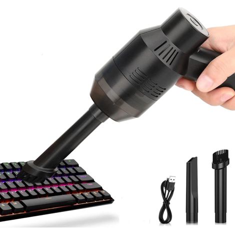 Aspirateur de Clavier pour Ordinateur Mini aspirateur Rechargeable Puissant, aspirateur Portable sans Fil-Meilleur Outil de Nettoyage pour la poussière, Les Chutes pour Ordinateur Portable, Voiture (1/5)
