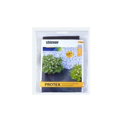 Stocker Protex Telo per pacciamatura nero 1,60 x 10 m 50 gr (1/4)