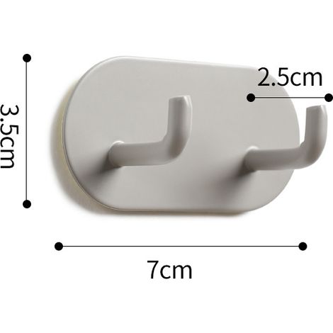Handtuchhalter ohne Bohren, 5er-Set selbstklebende Haken aus extrem robustem, rostfreiem Edelstahl, selbstklebend, modernes Design, Wandhaken, Handtuchhaken, Badezimmer