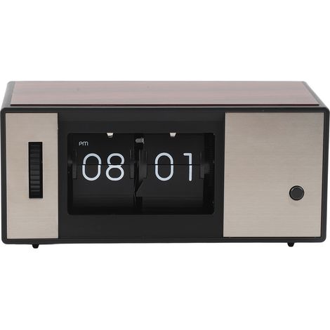 Reloj de Sobremesa Retro con Números Basculantes, Diseño Elegante en ABS, Funcionamiento Silencioso – Ideal para Decoración de Hogar y Oficina (1/5)