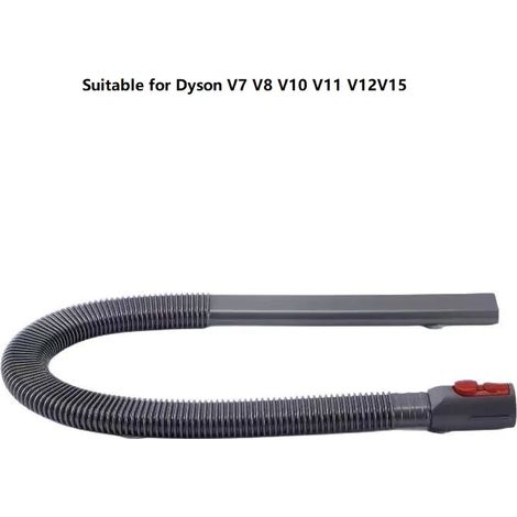 (Gris V7-V15) Kit de nettoyage de conduit de sécheuse, accessoire pour tuyau d'aspirateur, compatible avec les aspirateurs, accessoire pour aspirateur anti-peluches (1/4)