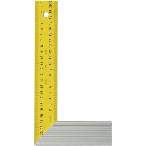 Equerre droite & d'onglet haute qualité - 20 cm