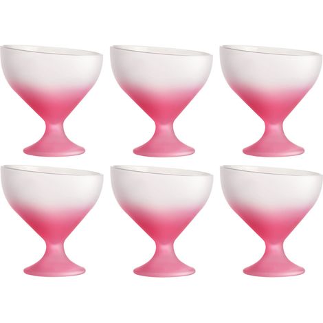 Bormioli Rocco coppe California rosa set 6 junior 23 cl