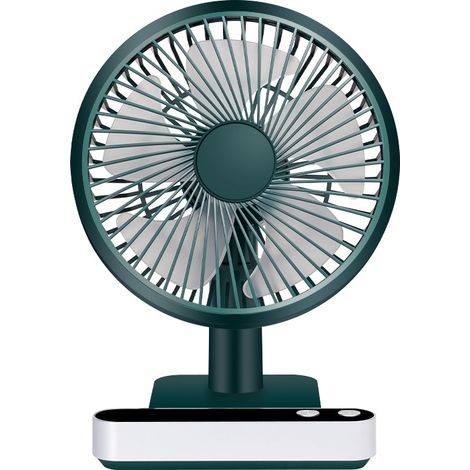 Ventilateur de bureau rechargeable pour la maison, le bureau, la chambre ou la voiture. (1/5)