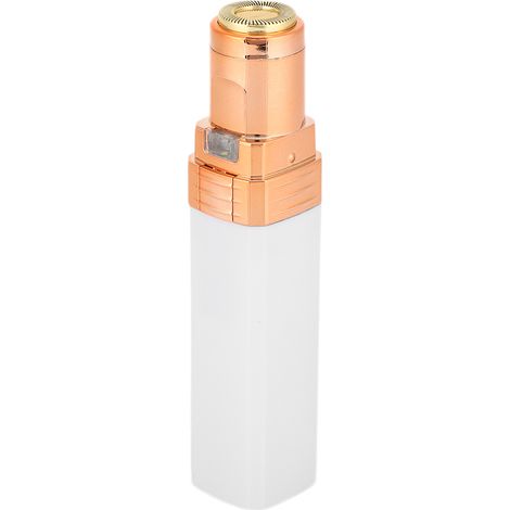 Rasoir électrique portable USB pour femme, format rouge à lèvres, mini épilateur électrique pour le corps entier, blanc (1/5)