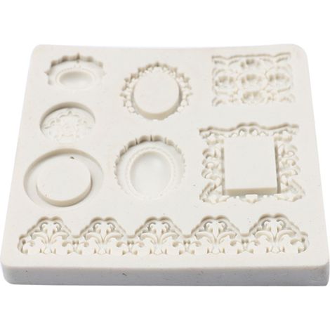 Moule à gâteau en silicone à motif floral vintage, idéal pour les puddings, les desserts, les pâtisseries, les projets de bricolage et la fabrication de savon. (1/5)