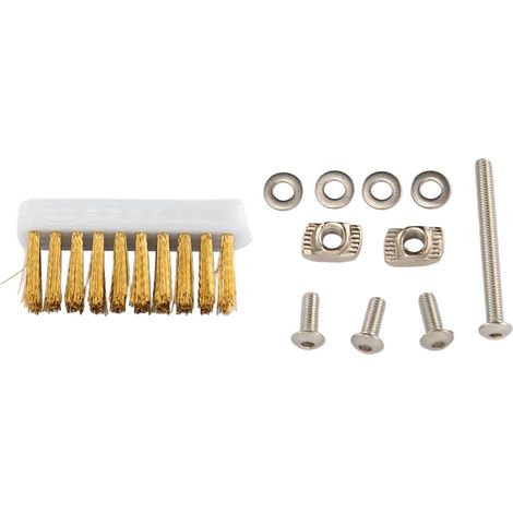 Kit de nettoyage de buses d'imprimante 3D Voron 2.4 pour Triden : brosse en laiton et tête de brosse.