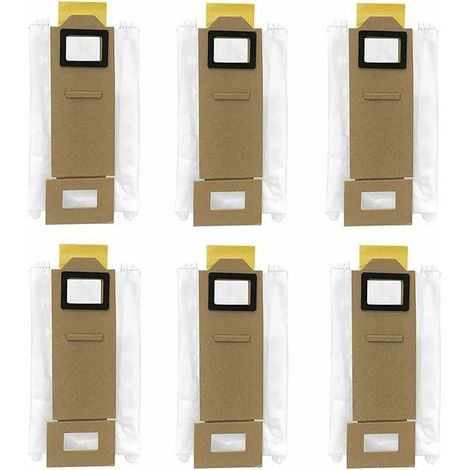 Pack of 6 vacuum cleaner bags for Xiaomi Roborock S7 T7 T7S T7plus T7Splus R-AquaForge (1/5)