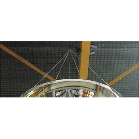 Montageset für Panoramaspiegel zur Deckenbefestigung