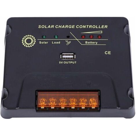 Contrôleur de chargeur solaire MPPT, contrôleur de panneau solaire 12V/24V 20A carte de commande CPY contrôleur de décharge de Charge régulateur de batterie solaire à puce unique (1/5)