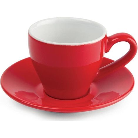 Olympia gk070 - Tazza da caffè espresso, 100 ml, 3,5 OZ, colore: Rosso (12 pezzi) (1/4)