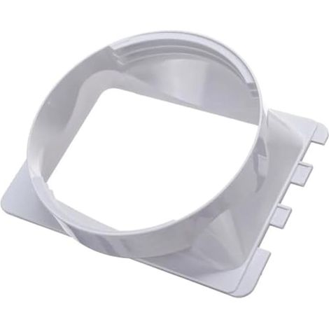 Raccord de tuyau d'évacuation de climatiseur carré, interface de conduit d'évacuation, accessoires portables pour adaptateur de climatiseur mobile (1/5)