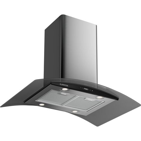 Klarstein Colette Campana extractora de 90cm 600m³/h EEC A Acero inoxidable Plateada