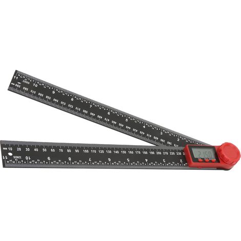 Inclinomètre numérique de haute précision à 360 degrés en acier inoxydable (300 mm) (1/5)