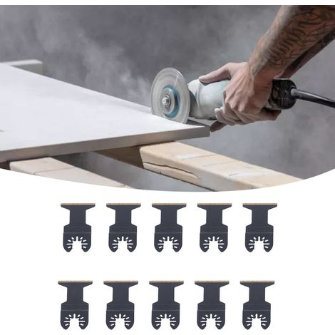 Set mit 10 titanbeschichteten Oszillationssägeblättern, multifunktionales Oszillationssägenzubehör, Mehrzwecksägeblatt (1/5)
