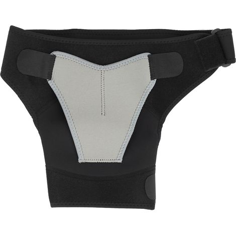 Bande de sport réglable pour protection d'épaule, attelle d'épaule droite grise, équipement de maintien et de soulagement des tensions (1/5)