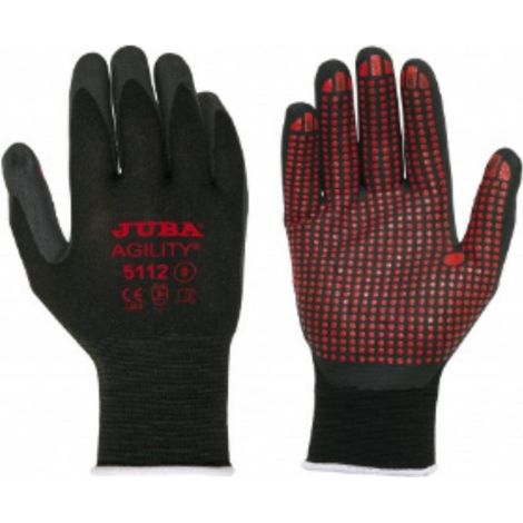 FPLUS guante nylon-nitrilo h5112 t-8 , Ligero y flexible, excelente adaptabilidad.
Mayor agarre y durabilidad por los puntos de nitrilo en la palma.
Precisión en presencia de aceit