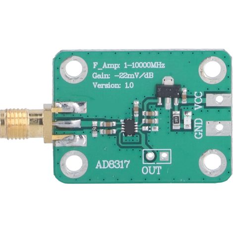 Détecteur Logarithmique AD8317 -55dBm à 0dBm 1M-10000MHz Compteur de Puissance RF pour Mesure de Signal (1/5)