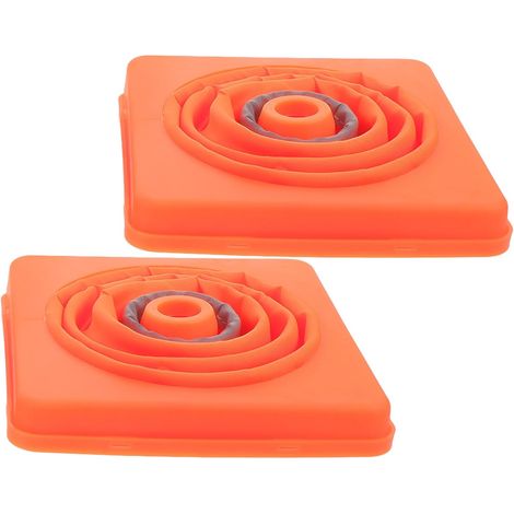 Cônes de Signalisation Pliables 2 Pièces en Plastique, Sécurité Routière Réfléchissants, Portables et Résistants aux Déchirures, pour Remorquage et Chantier (1/5)
