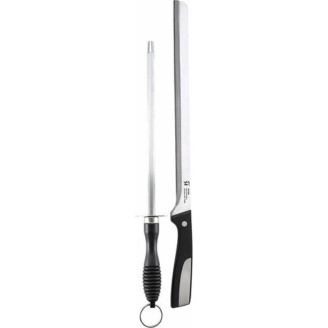 Set di 2 coltelli per prosciutto + sedia in acciaio inossidabile SG-4362 San Ignacio (1/5)