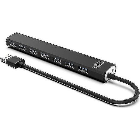 Hub répartiteur USB 3.0 haute vitesse avec 7 ports et extension de commutateur indépendante Hubusb 3.0. (1/5)